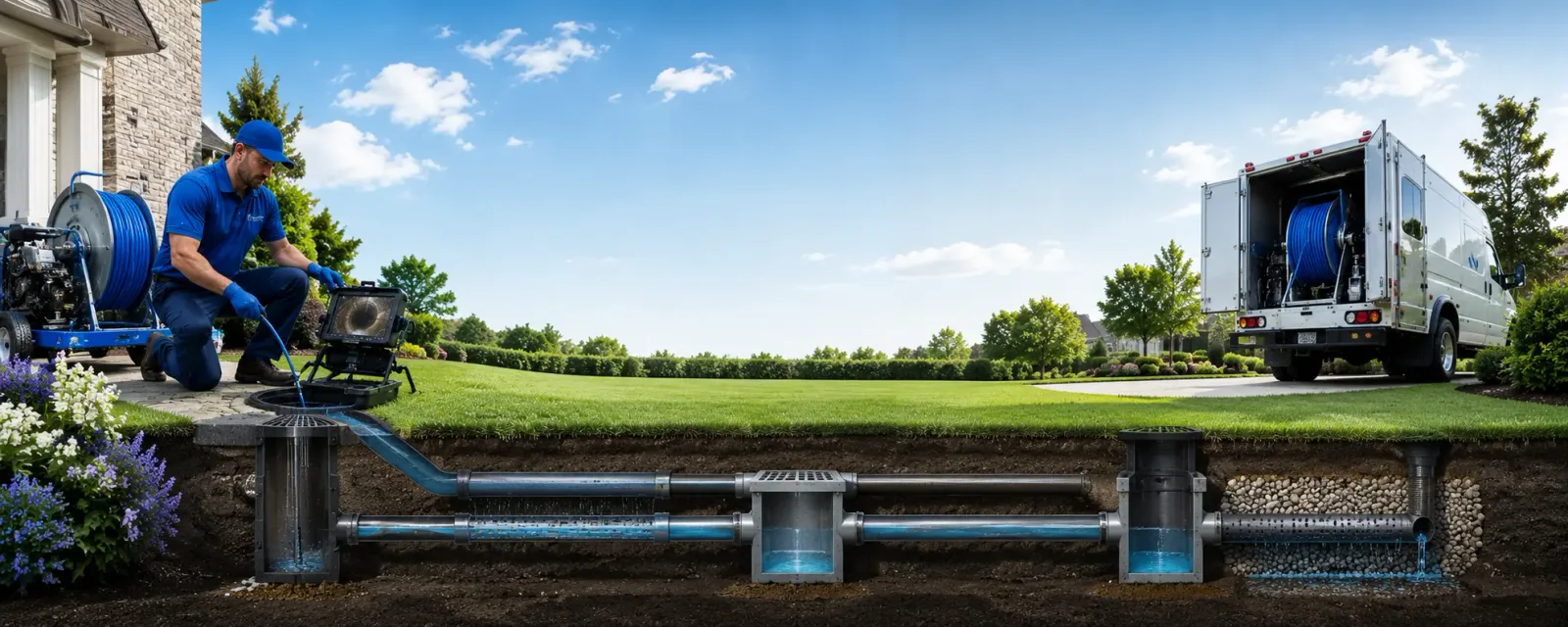 Outdoor drain cleaning information for Gore Springs, MS